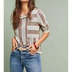 Anthropologie, Current Air, Fringed Top, XXS, New Without Tags